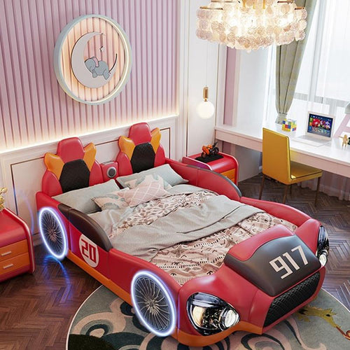 Popular Sports Car Shaped Kids Bed/Lixra