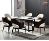 Modern Wooden Leather Dining Chairs Set of 4 / Lixra