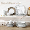 30-Piece Ceramic Kitchen Dinnerware Set for 6