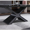 Printed Marble Extendable Dining Table Set / Lixra