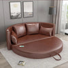 Resplendent Design Enduring Leather Sofa Bed / Lixra