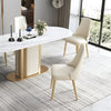 Sumptuous Marble Dining Table Set With 6 Chairs / Lixra