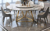 Refined Round Marble Dining Table-Set / Lixra