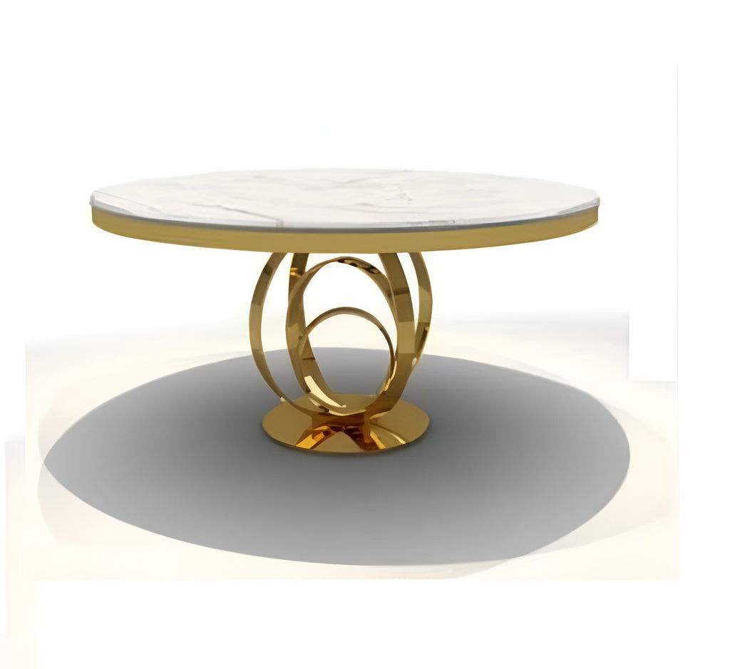 Marble Round Shaped Dining Table