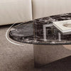 Luxurious Living Duo Oval Coffee And Round Side Table Combo / Lixra