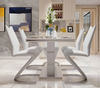 Modern Aesthetic Wooden Dining Table Set / Lixra