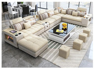 Contemporary Sectional Fabric Sofa Set / Lixra