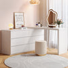 Elementary Design Wooden Dresser Table With Stool / Lixra