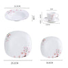 30/60 Pieces Elegant Kitchen Ceramic Dinnerware Set