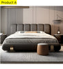 Modern Stylish Leather Upholstered Bed / Lixra