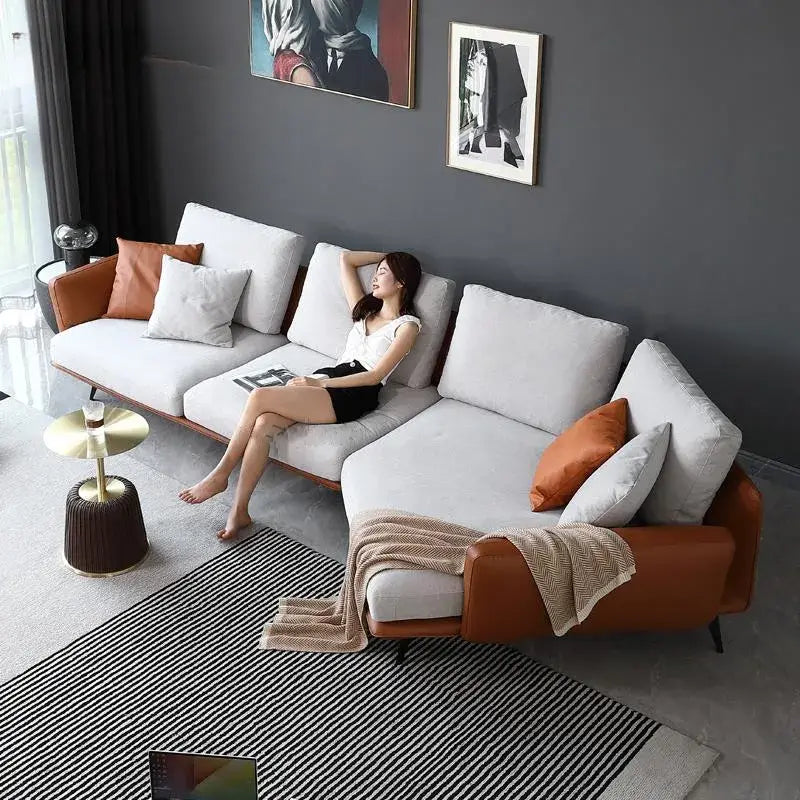 UrbanComfort Fabic Sectional Sofa/Lixra