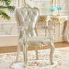European Velvet Fabric Dining Chair Set of 4 / Lixra