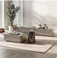 Sumptuous Design Wooden TV Stand With Coffee Table / Lixra