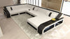 Luxury Modern Sectional Sofas with LED Lights/Lixra