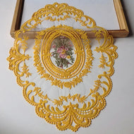2 Pcs Embroidered Fabric Placemat / Lixra