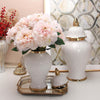 Artisanal Elegance Handcrafted Ceramic Flower Vase/Lixra