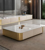 Modern Luxurious Design Wooden Marble-Top TV Stand & Coffee Table / Lixra