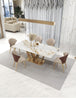 Splendid Marble-Top Dining Table Set / Lixra