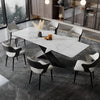 Modern Extendable Marble Dining Table Set / Lixra