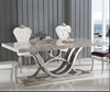 U-Shaped Dining Table Set with Marble Top / Lixra