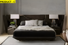 Modern Velvet Fabric Bed With Speculative Designs / Lixra