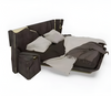 Modern Velvet Fabric Bed With Speculative Designs / Lixra