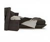 Modern Velvet Fabric Bed With Speculative Designs / Lixra