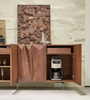 Modern Geometric Wooden Buffet Table / Lixra