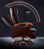 Reclining Leather Office Chair with 360-Degree Swivel / Lixra