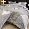 Pure Luxury Cotton Embroidered Flat and Fitted Bedding Set/Lixra