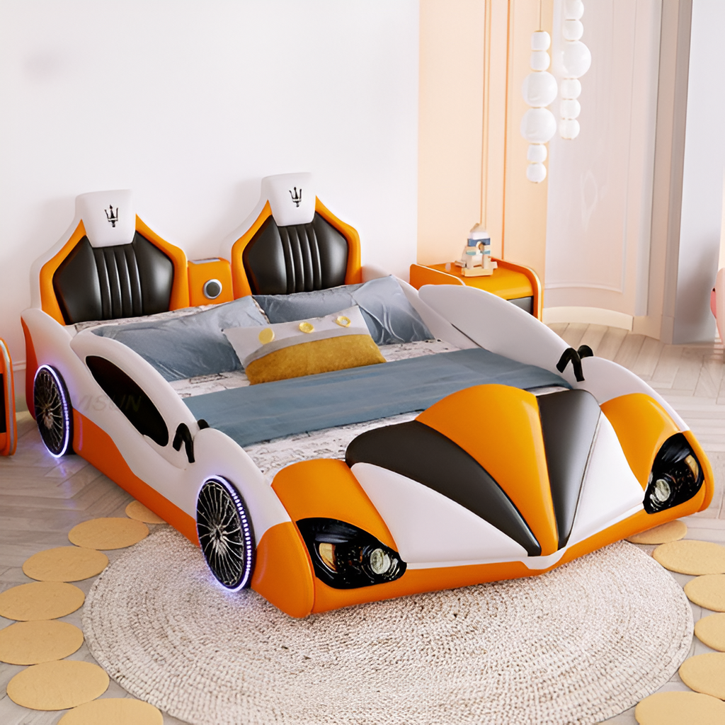 Trendy Car-Shaped Children's Bed / Lixra