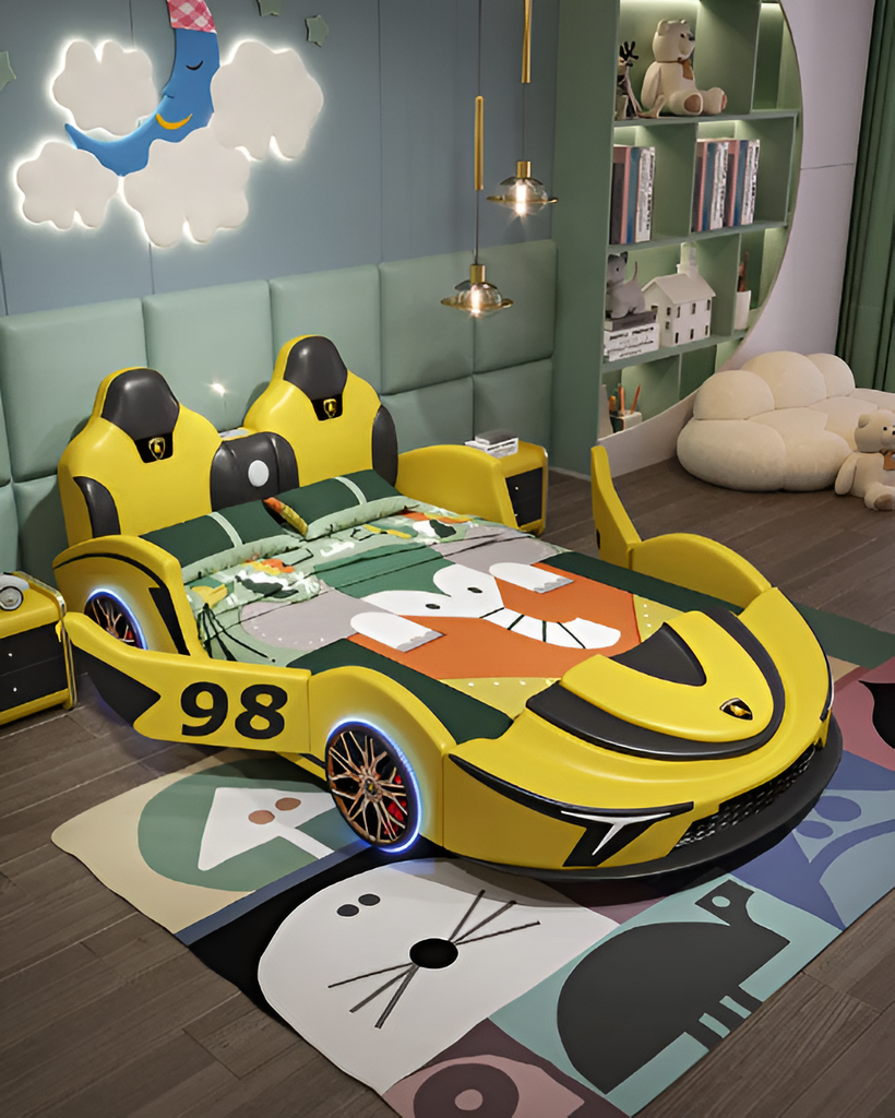 Cool Car-Shaped Kids Bed / Lixra