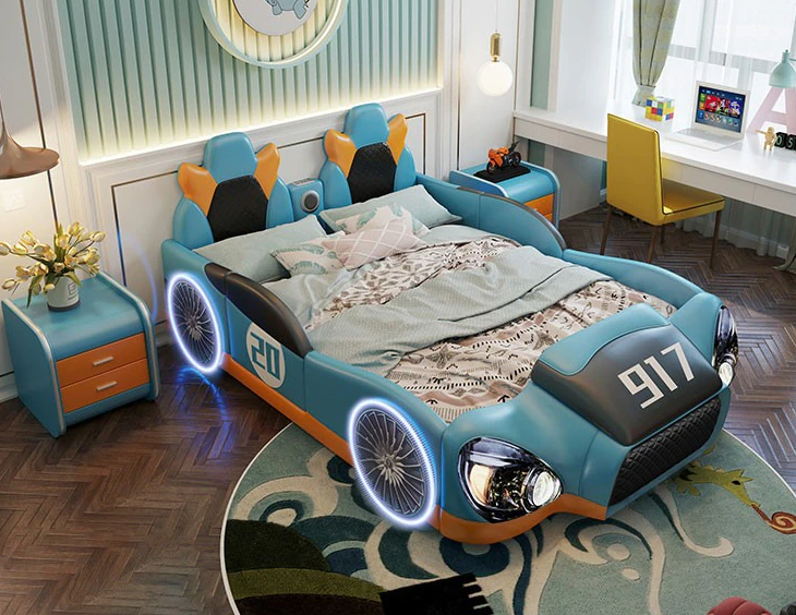 Car shaped bed for kids outlet