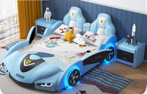 Multifunctional Sports Car-Shaped Kids Bed/Lixra