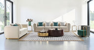 Aesthetic Velvet Fabric Sofa Set / Lixra