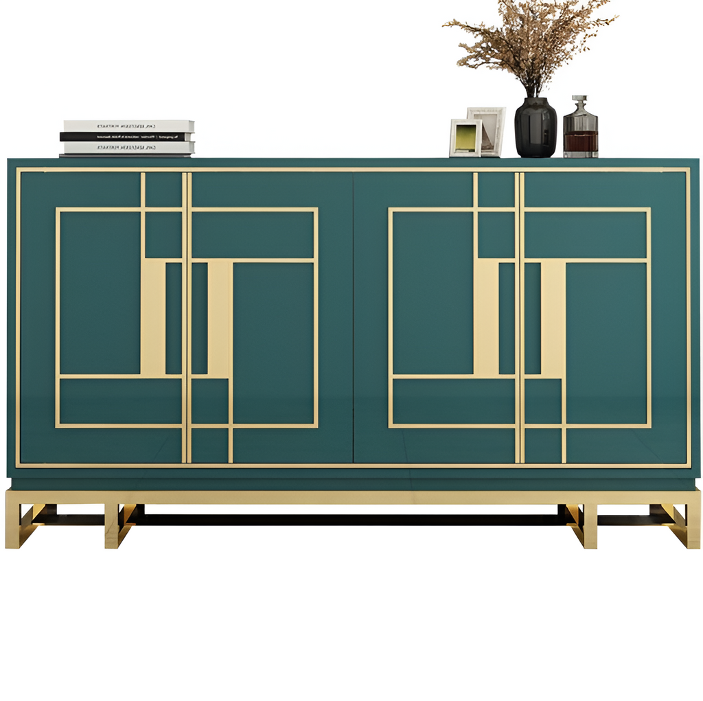 Wooden Double Door Modern Buffet Table / Lixra