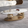 Luxury Modern Oval Coffee Table / Lixra