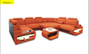 Modern and luxurious Fabric Recliner Sectional sofa/Lixra