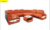 Modern and luxurious fabric sectional sofa/Lixra