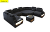 Modern and luxurious fabric sectional sofa/Lixra