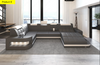 The Luxe Lounge Leather Sectional Sofa/Lixra