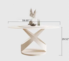 Elegant Round Dining Table with Chairs/Lixra