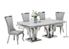 Modern Elegance Marble Dining Table Set/Lixtra
