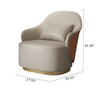 Elegance Elysian Accent Chairs/Lixra