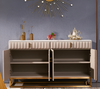 Exotic Marble Modern Buffet Table With Shelves / Lixra
