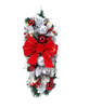 Festive Christmas Wreath and Stairway Swag Set Without Lights/Lixra