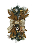 Festive Christmas Wreath and Stairway Swag Set Without Lights/Lixra