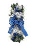 Festive Christmas Wreath and Stairway Swag Set Without Lights/Lixra