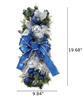 Festive Christmas Wreath and Stairway Swag Set Without Lights/Lixra