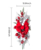 Festive Christmas Wreath and Stairway Swag Set Without Lights/Lixra